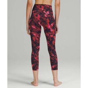Lululemon Align High-Rise Crop 23" Intensity Pink Blossom Multi